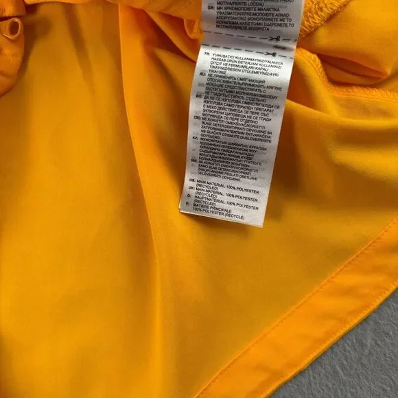 Nashville Predators Jacket Mens Medium Yellow Adidas Windbreaker Lightweight NHL - Picture 9 of 12